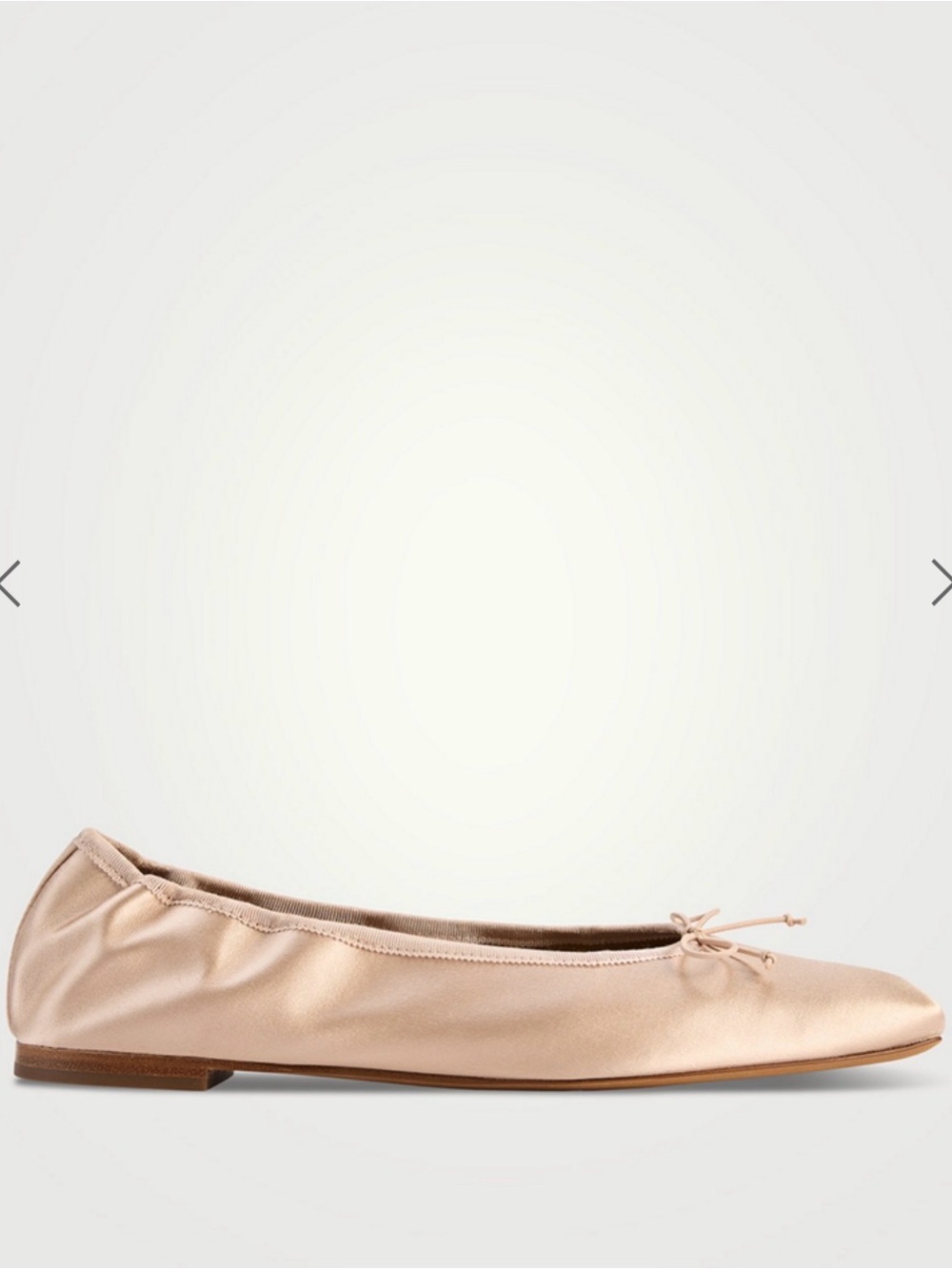 Vince satin ballet flat